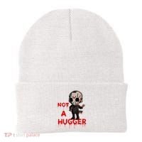 Not A Hugger Funny Jason Friday The 13th Funny Hugger Beanie thumb 0