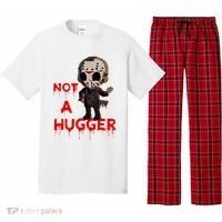 Not A Hugger Funny Jason Friday The 13th Funny Hugger Pajama Set thumb 0