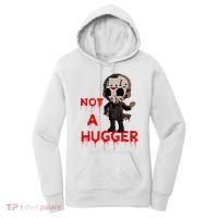 Not A Hugger Funny Jason Friday The 13th Funny Hugger Women's Hoodie thumb 0