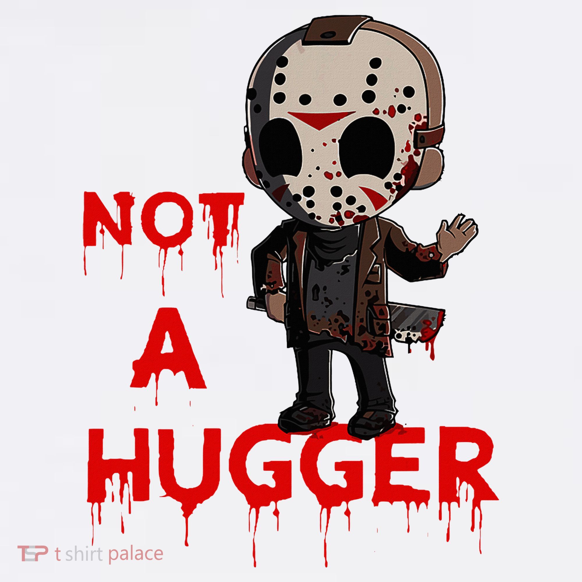 Not A Hugger Funny Jason Friday The 13th Funny Hugger Mousepad