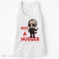 Not A Hugger Funny Jason Friday The 13th Funny Hugger Women's Tank Top thumb 0