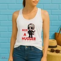 Not A Hugger Funny Jason Friday The 13th Funny Hugger Women's Tank Top thumb 2
