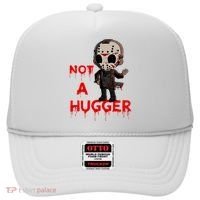 Not A Hugger Funny Jason Friday The 13th Funny Hugger Hat thumb 0