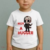 Not A Hugger Funny Jason Friday The 13th Funny Hugger Toddler T-Shirt thumb 2