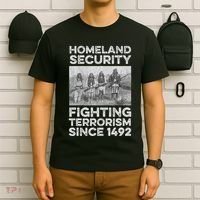 Native American Homeland Security Fighting Terrorism 1492 T-Shirt thumb 6
