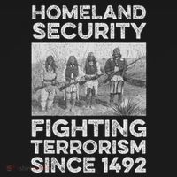Native American Homeland Security Fighting Terrorism 1492 Coaster thumb 2