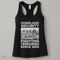 Native American Homeland Security Fighting Terrorism 1492 Women's Tank Top thumb 3