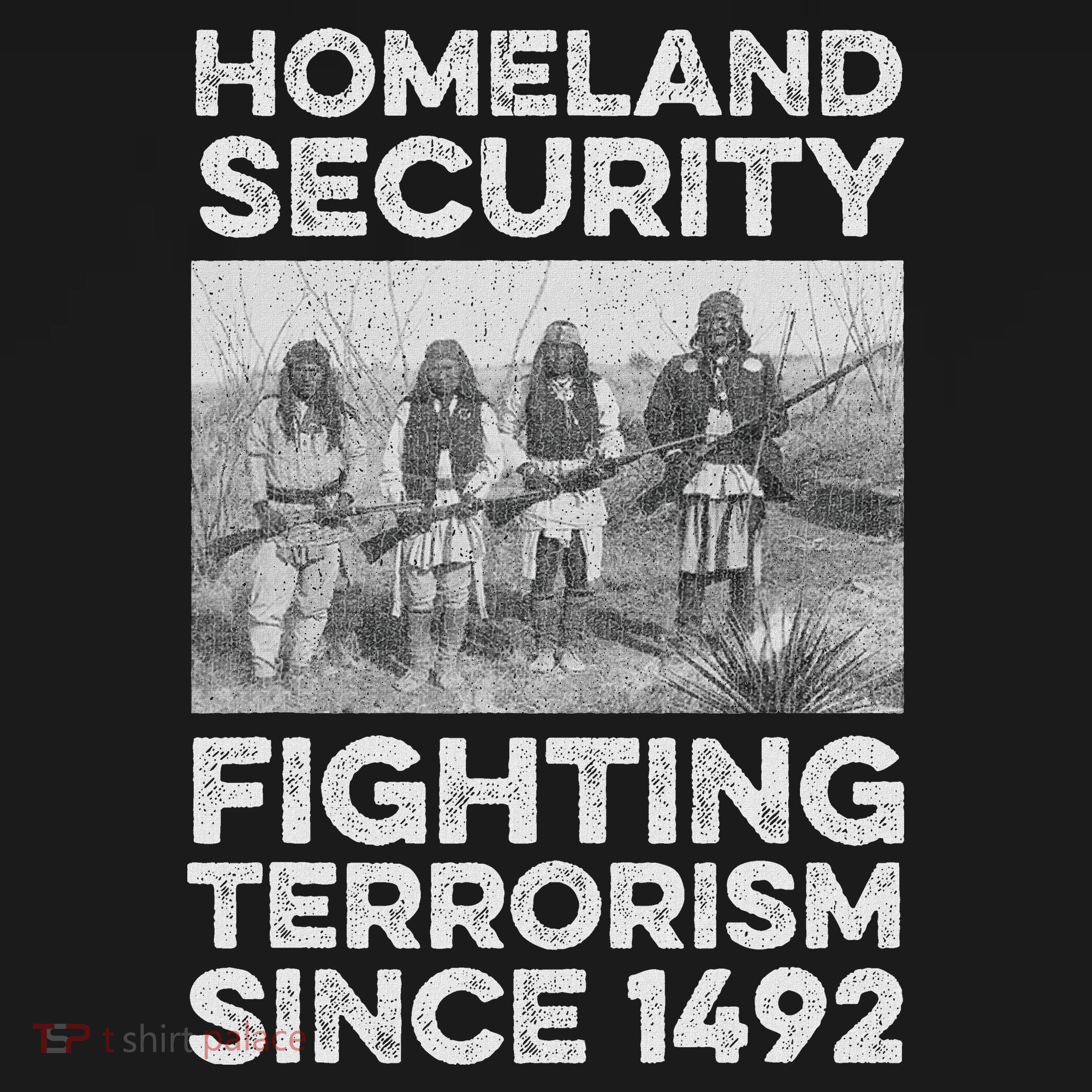 Native American Homeland Security Fighting Terrorism 1492 Women's Tank Top