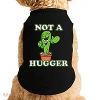 Not A Hugger Personal Boundaries Introvert Warning Doggie Tank thumb 0