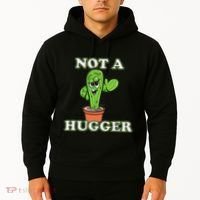 Not A Hugger Personal Boundaries Introvert Warning Hoodie thumb 2