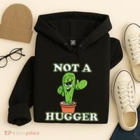 Not A Hugger Personal Boundaries Introvert Warning Hoodie thumb 4