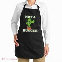 Not A Hugger Personal Boundaries Introvert Warning Apron thumb 2