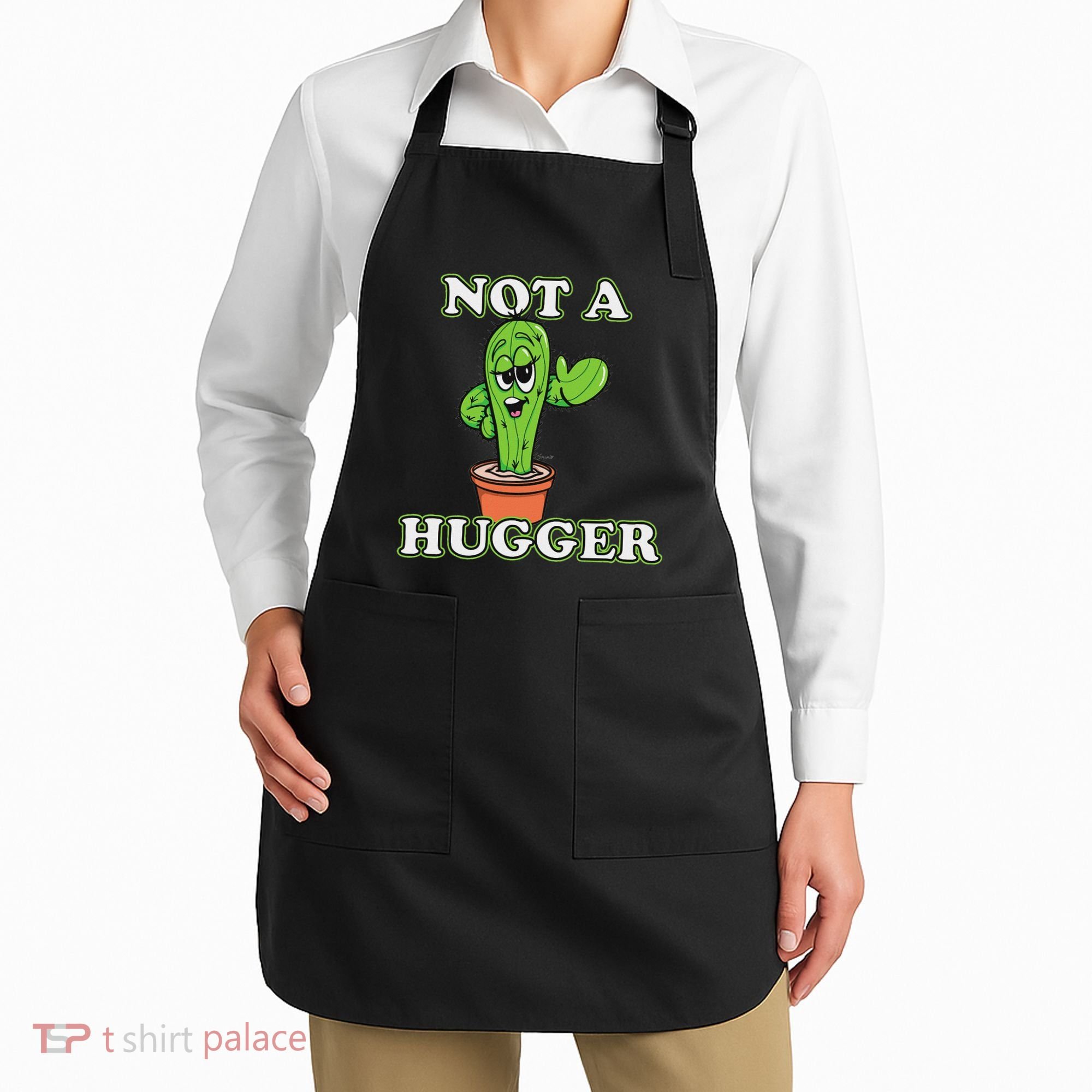 Not A Hugger Personal Boundaries Introvert Warning Apron