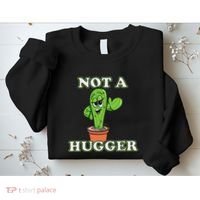 Not A Hugger Personal Boundaries Introvert Warning Sweatshirt thumb 2