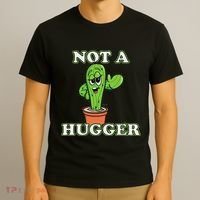 Not A Hugger Personal Boundaries Introvert Warning T-Shirt thumb 3