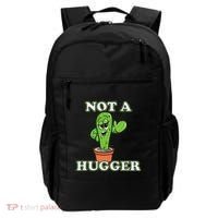 Not A Hugger Personal Boundaries Introvert Warning Backpack thumb 0