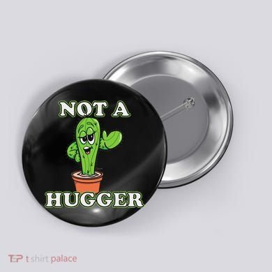Not A Hugger Personal Boundaries Introvert Warning Button