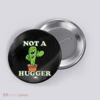 Not A Hugger Personal Boundaries Introvert Warning Button thumb 0