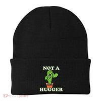 Not A Hugger Personal Boundaries Introvert Warning Beanie thumb 0