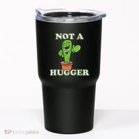 Not A Hugger Personal Boundaries Introvert Warning Tumbler thumb 0