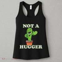 Not A Hugger Personal Boundaries Introvert Warning Women's Tank Top thumb 3