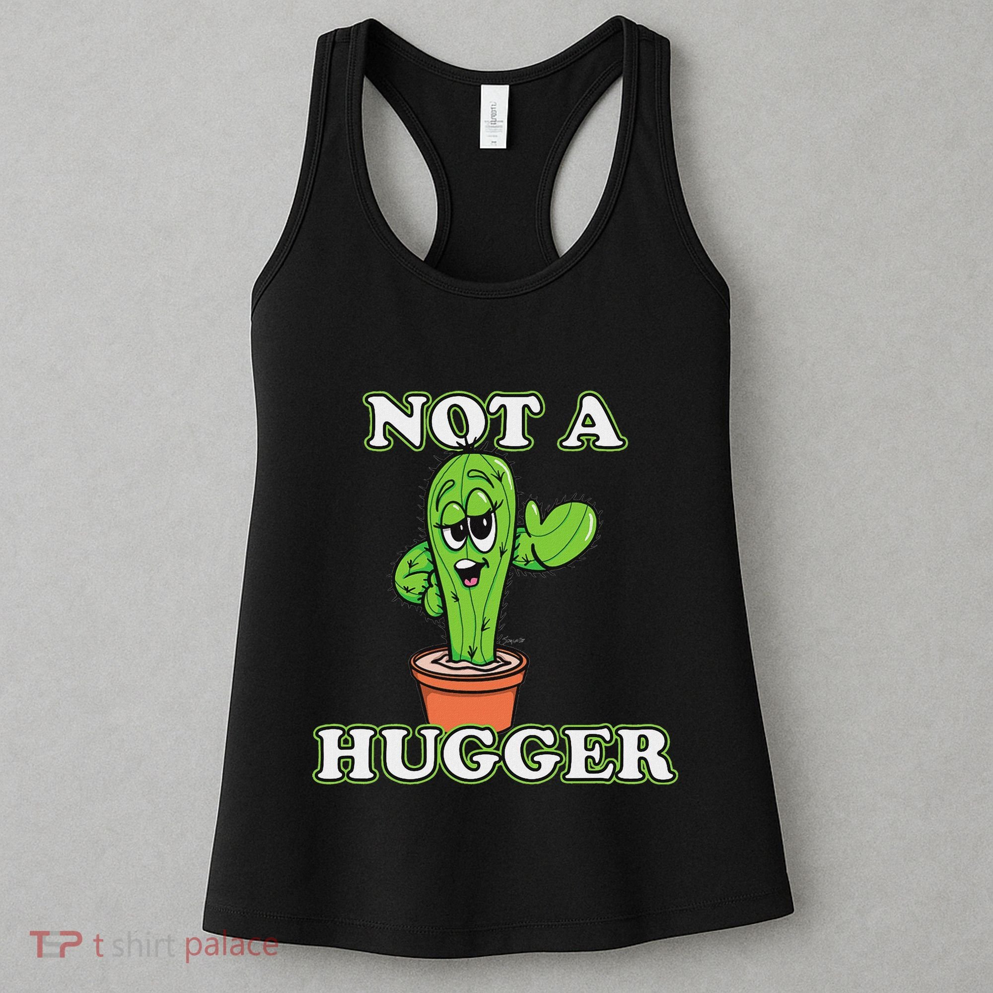Not A Hugger Personal Boundaries Introvert Warning Women's Tank Top