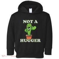 Not A Hugger Personal Boundaries Introvert Warning Toddler Hoodie thumb 0
