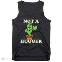 Not A Hugger Personal Boundaries Introvert Warning Tank Top thumb 0