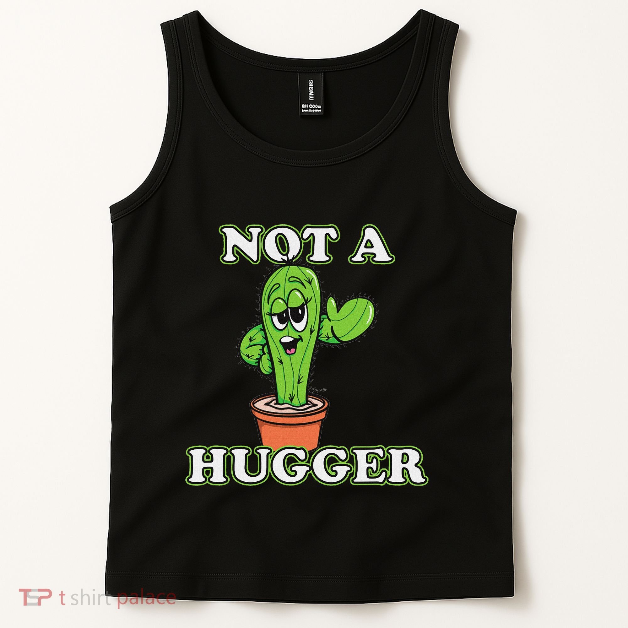 Not A Hugger Personal Boundaries Introvert Warning Tank Top