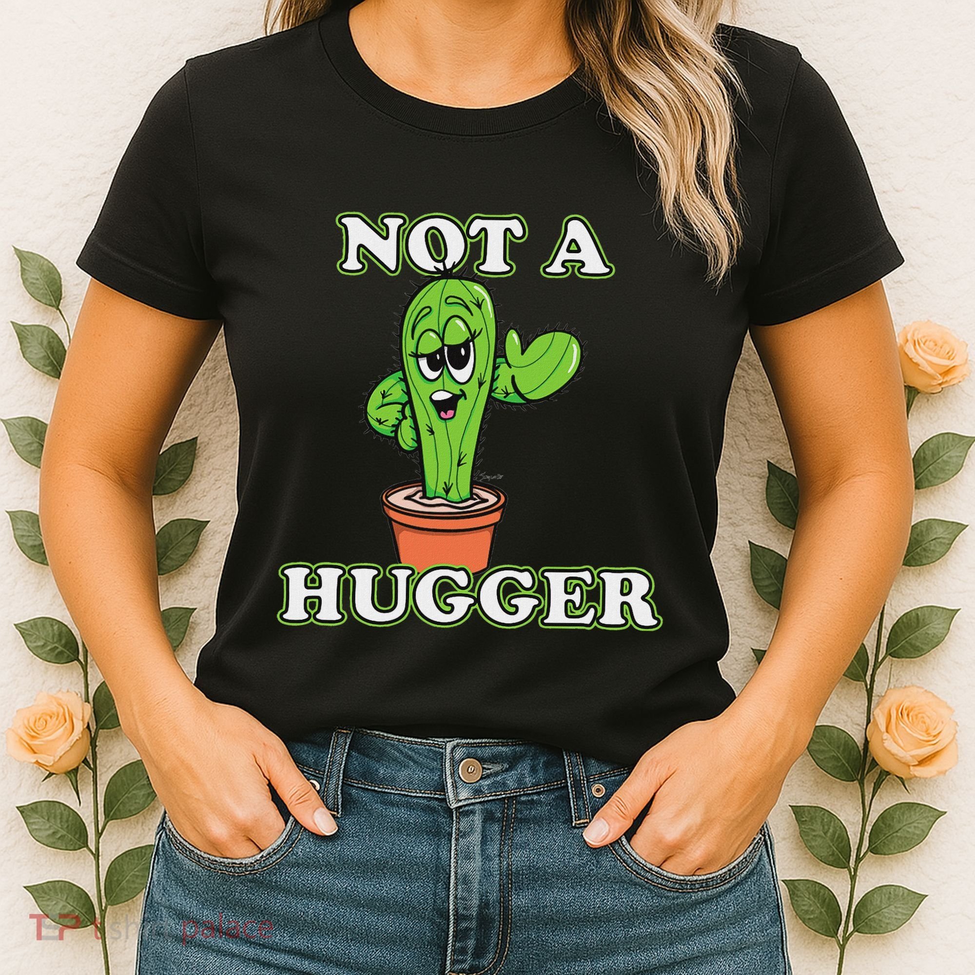 Not A Hugger Personal Boundaries Introvert Warning Women's T-Shirt