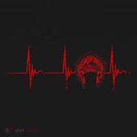 Native American Headdress Indian Chief Heartbeat Ekg Pulse Polo thumb 3