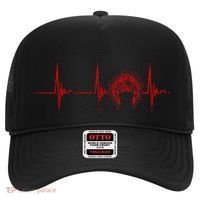 Native American Headdress Indian Chief Heartbeat Ekg Pulse Hat thumb 0