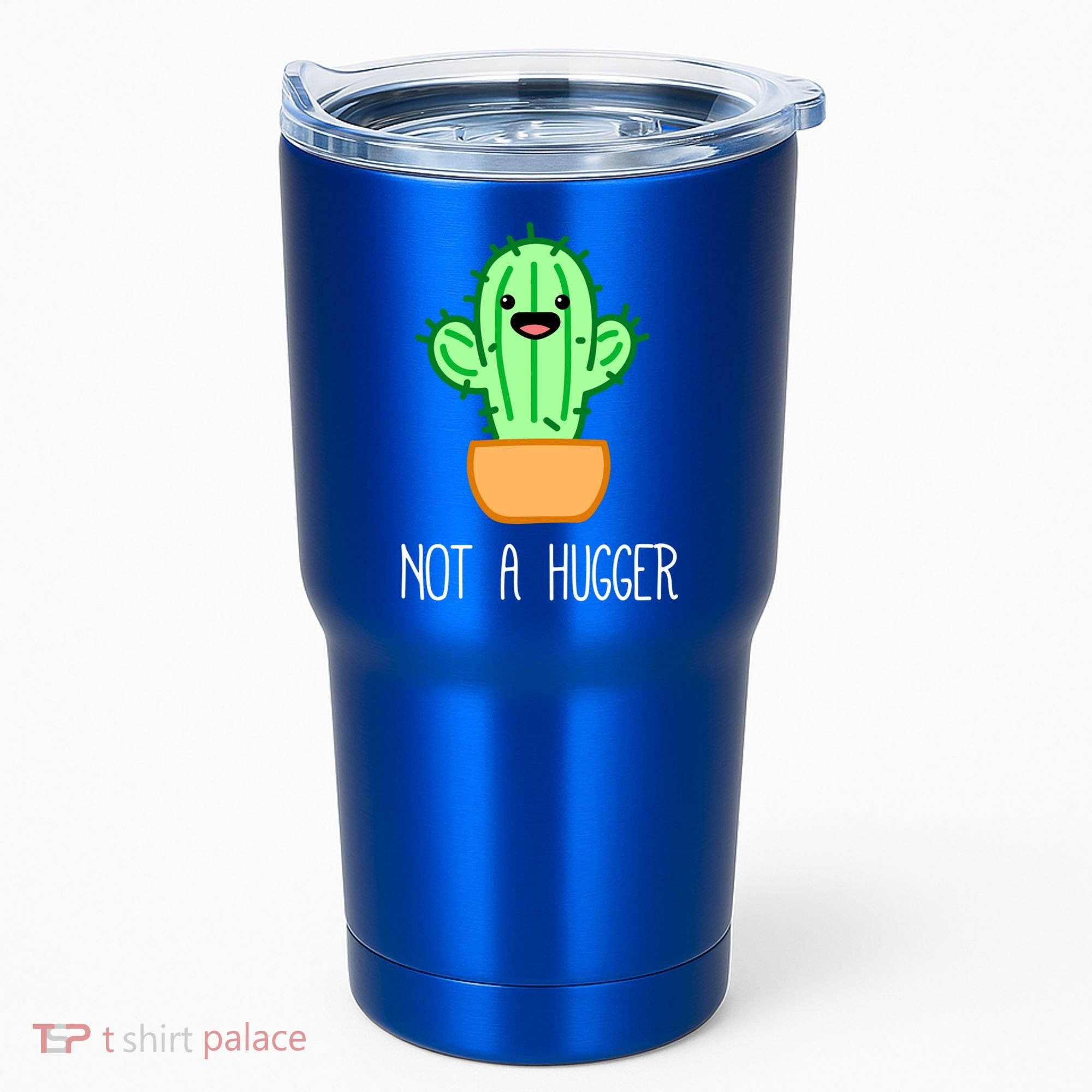 Not A Hugger Cactus Cute Kawaii Do Not Hug Meme Funny Gift Tumbler