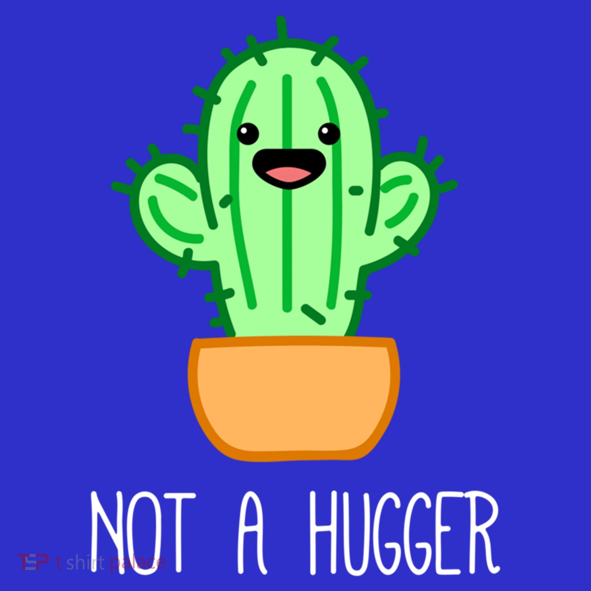 Not A Hugger Cactus Cute Kawaii Do Not Hug Meme Funny Gift Women's Tank Top