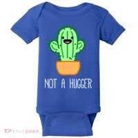 Not A Hugger Cactus Cute Kawaii Do Not Hug Meme Funny Gift Baby Bodysuit thumb 0