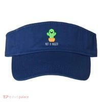 Not A Hugger Cactus Cute Kawaii Do Not Hug Meme Funny Gift Visor thumb 0