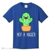 Not A Hugger Cactus Cute Kawaii Do Not Hug Meme Funny Gift Kids T-Shirt thumb 0