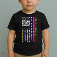 Not All Heroes Wear Capes Tribute Limited Edition Toddler T-Shirt thumb 2
