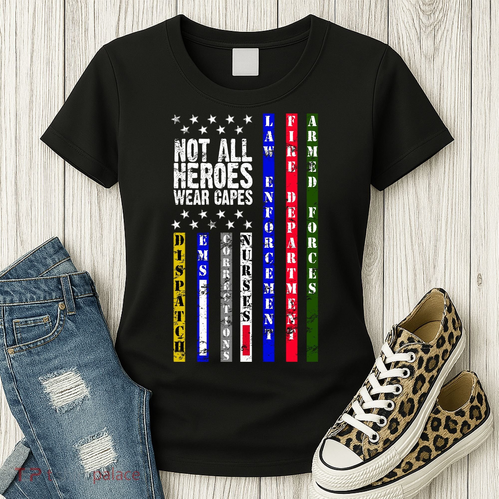 Not All Heroes Wear Capes Tribute Limited Edition Women's T-Shirt
