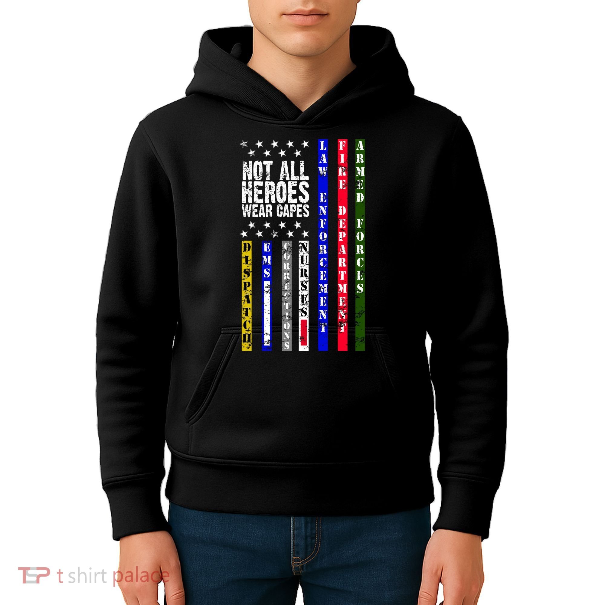 Not All Heroes Wear Capes Tribute Limited Edition Kids Hoodie