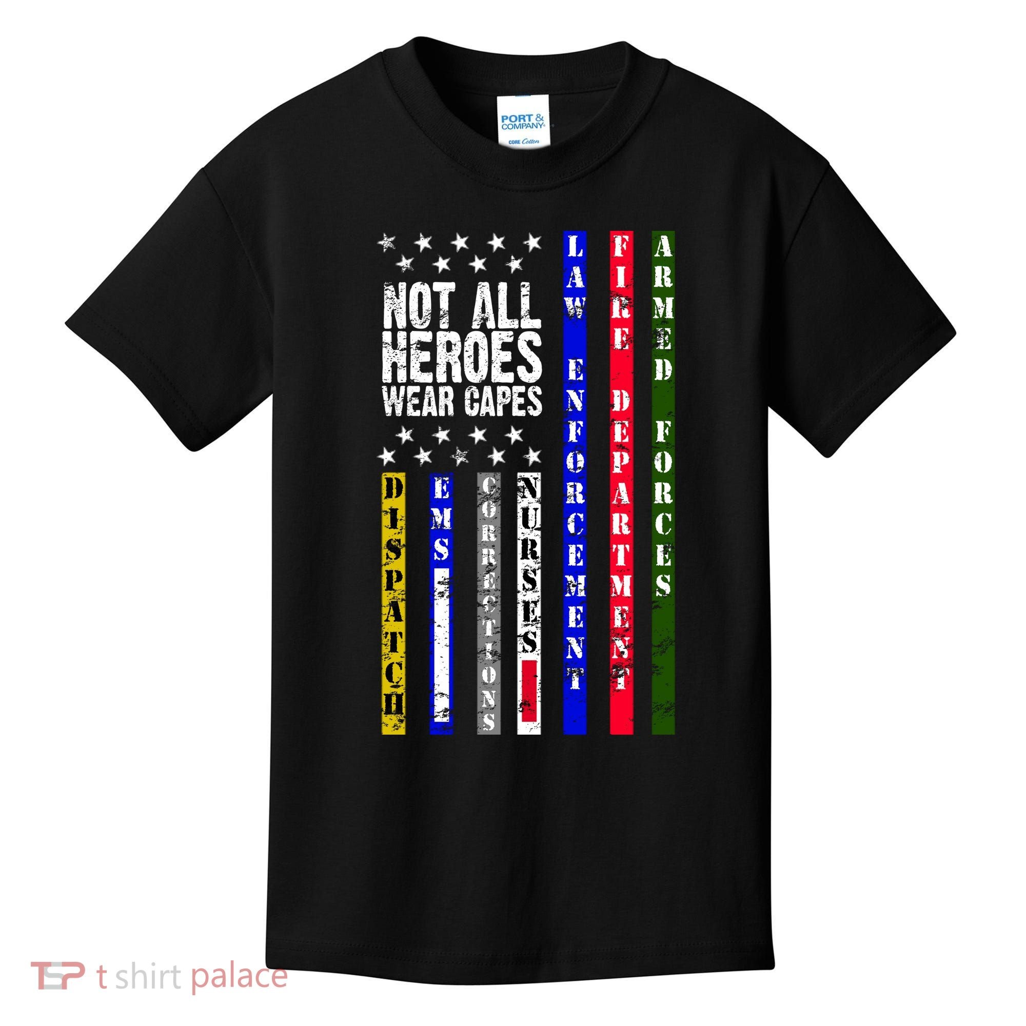 Not All Heroes Wear Capes Tribute Limited Edition Kids T-Shirt