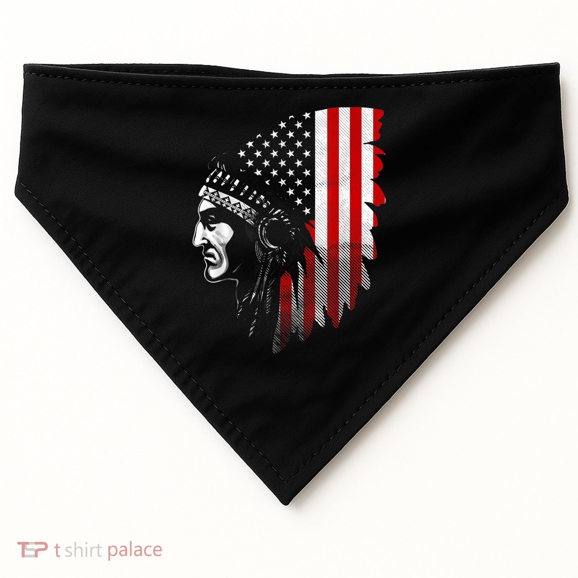 Native American Indian Gift USA-Made Doggie Bandana