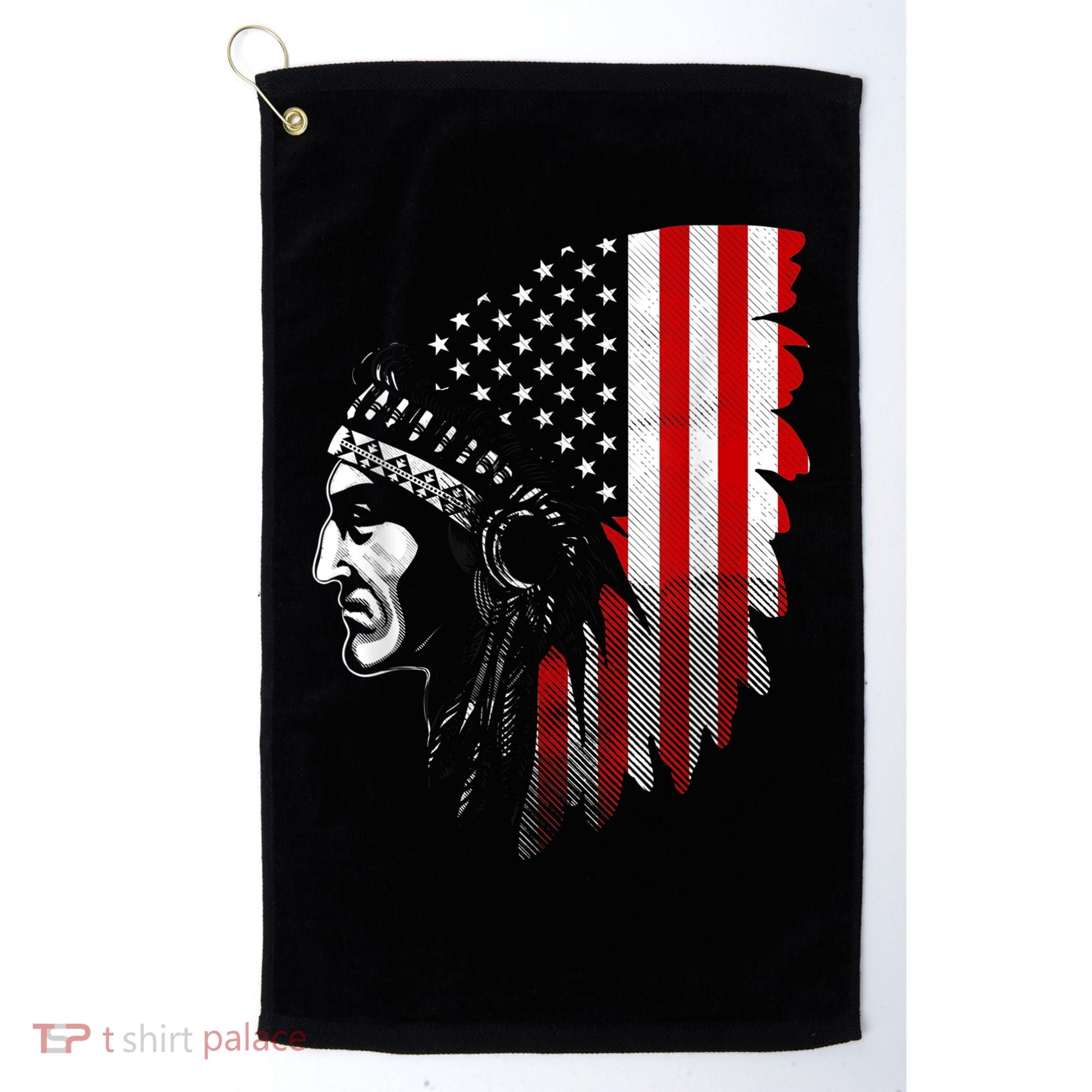 Native American Indian Gift Golf Towel