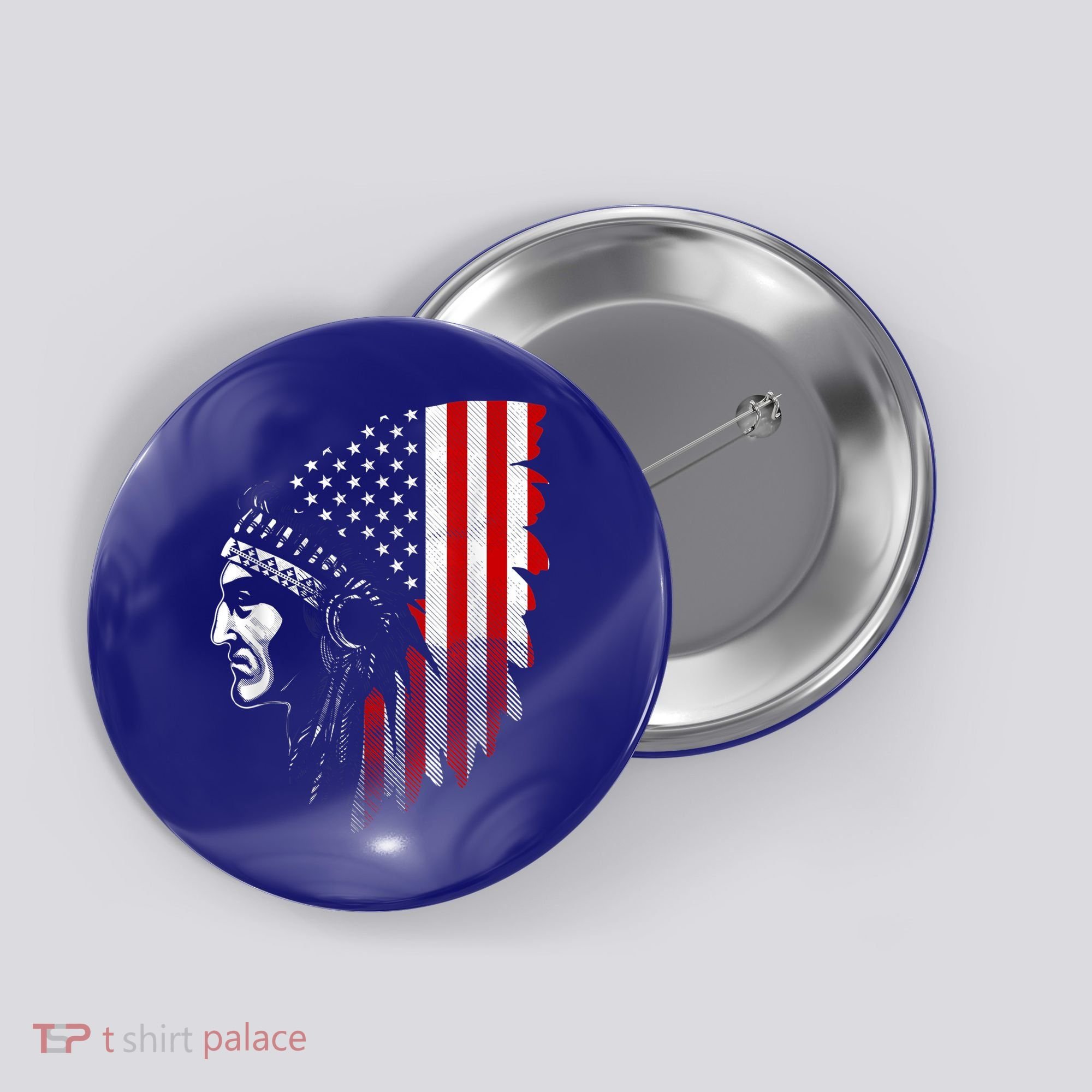 Native American Indian Gift Button