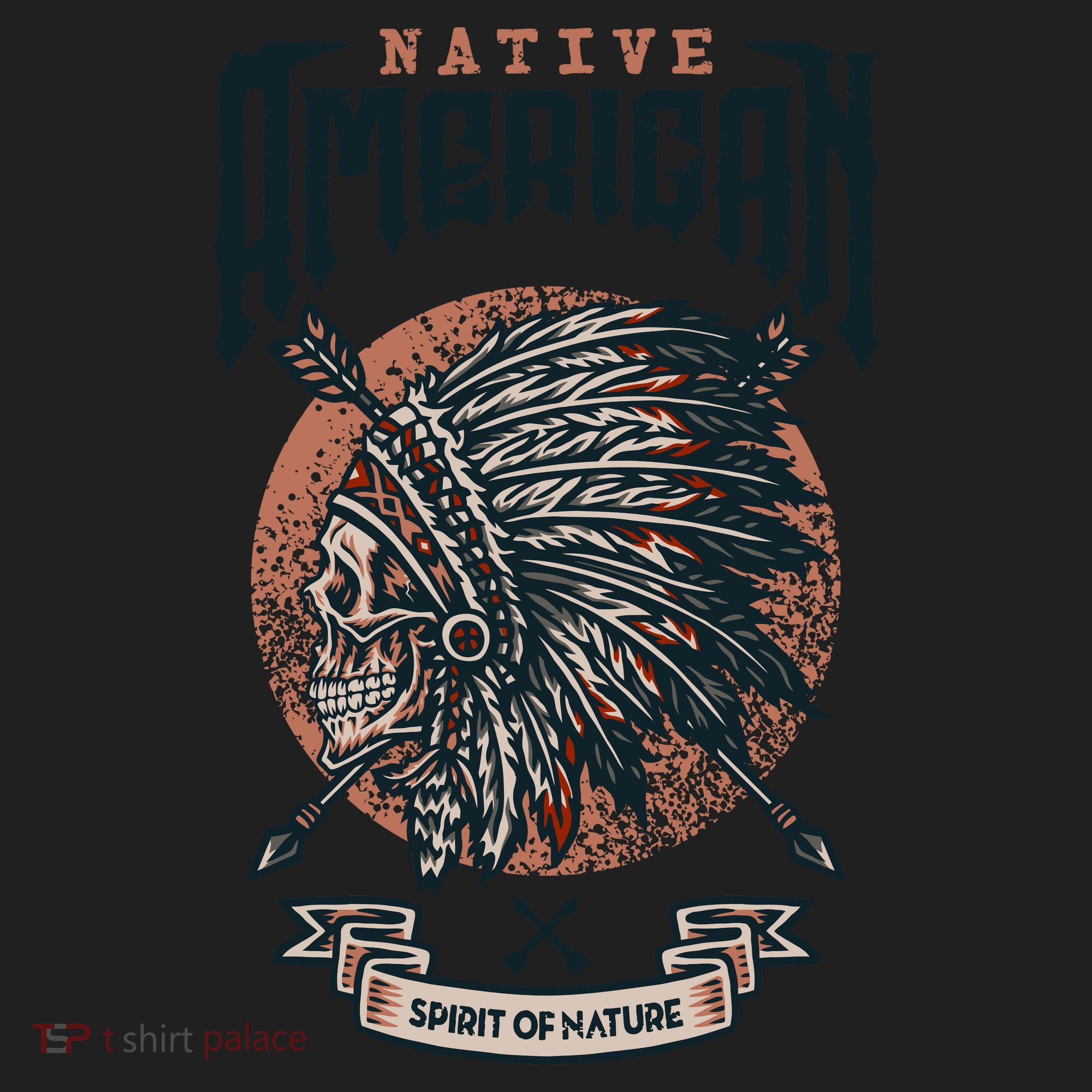 Native American Indian Chief Skull Women's Sweatshirt