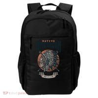 Native American Indian Chief Skull Backpack thumb 0