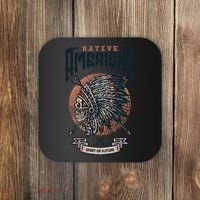 Native American Indian Chief Skull Coaster thumb 0