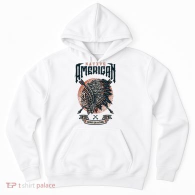 Native American Indian Chief Skull Hoodie