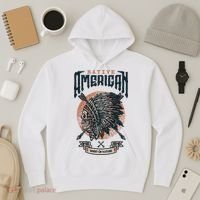 Native American Indian Chief Skull Hoodie thumb 3