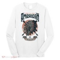 Native American Indian Chief Skull Long Sleeve Shirt thumb 0